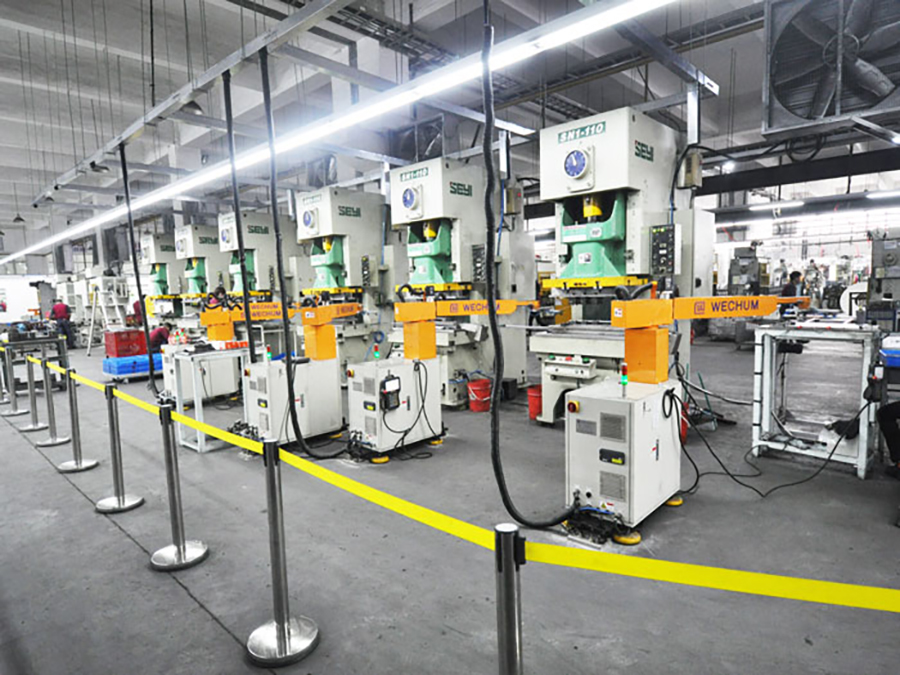 Application of the system on the assembly line