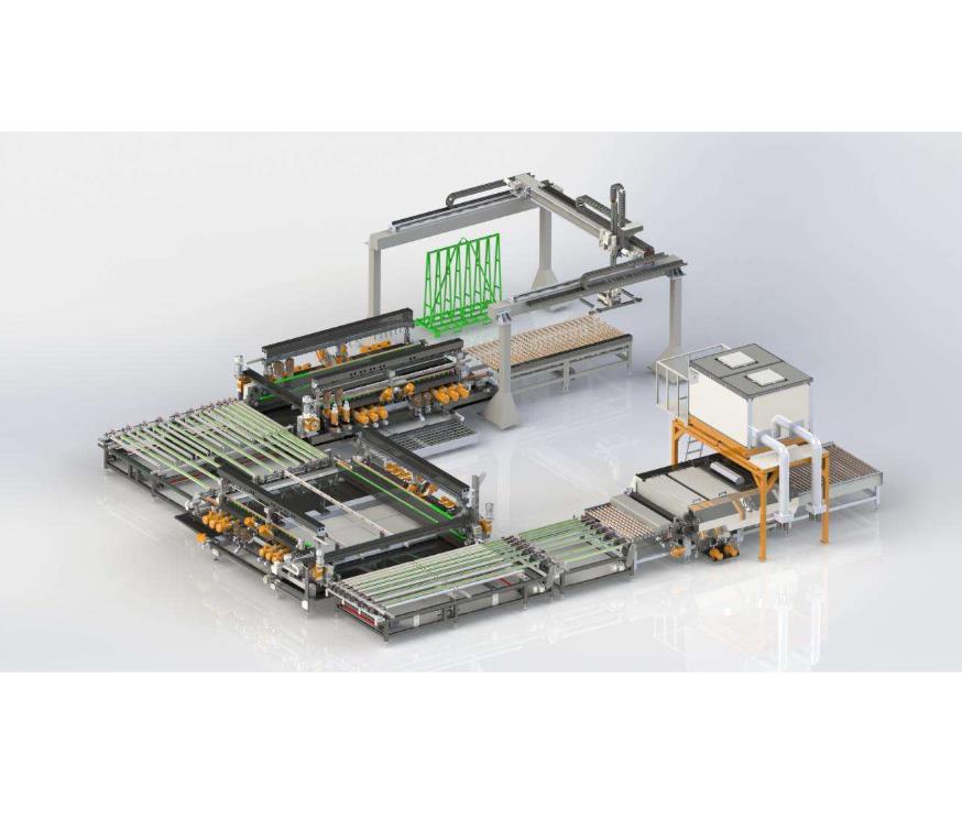 The control system solution for the loading and unloading manipulator in the glass machine industry helps reduce costs and increase efficiency in the industry